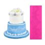 ART Kitchenware Decoration Cake Lace Mat Silicone Fondant Lace Moulds 3.33×4.7×0.06 inch LFM-40