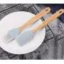 Kitchenware silicone brush barbecue scraper spatula set