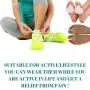 Metatarsal Pads by MEDIZED| Ball of Foot Cushions Gel Pad All Day Pain Relief and Comfort One Size Fits Shoe Inserts for Women and Men (Metatarsal Sock & Gel Pad)