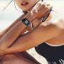NANW Bands Compatible with Fitbit Versa/Versa 2/Versa Lite Small Large,Soft Silicone Replacement Band for Versa/Versa 2,Air Hole Wristband Strap for Women Men