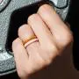 ThunderFit Womens Thin Swivel Rings, 10 Rings / 8 Rings / 4 Rings / 1 Ring - Stackable Silicone Wedding Rings - 2.5mm Wide - 2mm Thick