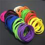 GOGO Silicone Wristbands Sport Rubber Bracelets Thin Bands Party Favor Gifts