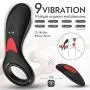 Vibranting Male Wand Massager Rechargeable Wireless Remote Control Back Neck Shoulder Relaxation Massaging with Multiple Men Vibrator Medical Grade Silicone Vibration Toys