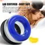 RONSHIN Soft Stretchy Donut Cock Rings Waterproof Silicone Ring Relax 3 Seamless Same Size Different Color Toys