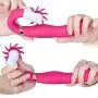 Rechargeable Handheld Massager Wireless Powerful But Quiet Medical Silicone Different Frequency Vibranting & Sucking Toys Waterproof Wand with Sucking Function