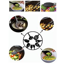 Silicone Kitchenware 10 Pieces - Cooking Set - Professional Kitchen Tool Set - BBQ, Baking,Red