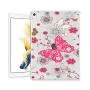 GinHo Customized Protective Cover iPad Pro 11 inch 2018 Butterfly with Slim Soft Durable TPU Ultra-Clear Silicone UV Printing Case