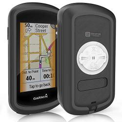 TUSITA Case for Garmin Edge Explore GPS - Silicone Protective Cover Skin - Touchscreen Touring Bike Computer Accessories