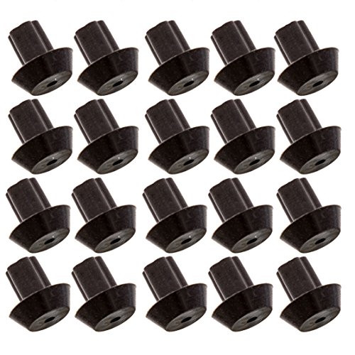 20-Pack of Viking Range-Compatible Grate Rubber Feet Bumpers/Grate Bumper Feet - Heat-Resistant Material - Equivalent to PD040035 by Impresa Producst