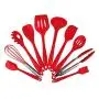 KINHOO 10PCS Silicone Kitchenware Set, Household Non-stick Silicone Simple Cooking Tool Set