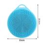 Dishwashing brush Silicone Dishwashing Sponge Brush Antibacterial Kitchen Cleaning Insulation Pad Fruit Vegetable Bath Kitchenware Brush