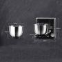 BINZHI Eggbeater Electric Chef Machine Dough Mixer Home Automatic Kneading Machine Flour Mixer Dough Mixer Commercial Multifunction - Black/Light Blue Kitchen gadget (Color : A)