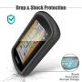 TUSITA Case for Garmin Edge Explore GPS - Silicone Protective Cover Skin - Touchscreen Touring Bike Computer Accessories