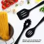 Silicone Kitchenware Set, 10 Pieces of Silicone Kitchen Utensils, Kitchen Spatula Set - Best Non-Stick Kitchen Cookware Set, Suitable for Cooking