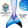 Fin Fun Mermaid Tails for Swimming with Monofin - Kids and Adult Sizes - Limited Edition