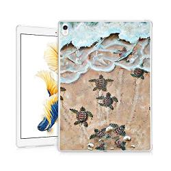 GinHo Customized Protective Cover iPad Pro 11 inch 2018 Baby Turtle with Slim Soft Durable TPU Ultra-Clear Silicone UV Printing Case