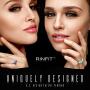 Rinfit Designed Silicone Wedding Ring for Women Set of Thin & Stackable Rings. 3 Rings Pack. Comfortable, Soft Rubber Wedding Bands.