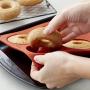 Wilton Non-Stick Food-Grade Silicone Donut Baking Pans, Set of 2