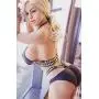 NWDoll 5.4 ft Silicone TPE Sex Doll with Elastic Muscle 163 cm Real Full Body with Metal Skeleton Life Size Love Doll Realistic Big Breasts Sex Toys for Men - Dark Brown