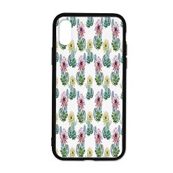 Cactus Decor Simple Phone Case,Hot Desert South Mexican Vintage Plant Cactus Flowers with Spikes Compatible with iPhone X,iPhoneX