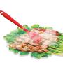 HXZ Silicone Kitchenware Set of 5 Cooking Spoon Shovel Egg Beater Brush Heat-Resistant Non-Stick Kitchen Tools Different Silicone Cutlery Provides Tools to Make Cooking Easier
