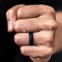 ThunderFit Silicone Rings, 7 Rings / 1 Ring Wedding Bands for Men & Women 6mm Wide - 1.5mm Thick