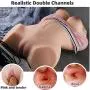 Re?l??tic Girls Torso Deluxe ?dult Toy Double Channel Structure for Men Memorable Night