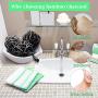 Bath Loofahs Sponge Shower Pouf Body Scrubber Ball Mesh Pouf Bath Sponge 3 Pack