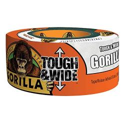 Gorilla 6025302 White Tough & Wide Duct Tape, 1 - Pack,