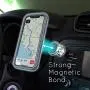 Magnetic Phone Mount for Flat Surfaces - Extra Strong Support. (Black)