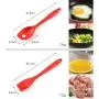 JunbosiKitchenware 12-Piece Non-Stick Cookware Silicone Kitchenware Set Cooking Shovel Spoon Tool Kitchenware