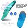 3/4 Arch Support Insole Suitable Flat Foot Correction Varus Relieve Plantar Fasciitis Heel Pain