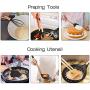 HIZLJJ Heat Resistant Silicone Cooking Utensil Set (11 Pieces) with Copper Plated Handle Silicone Kitchenware Set Nonstick Cooking Utensils Silicone Cooking Kitchen Utensils Set