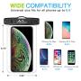 MoKo Waterproof Phone Pouch [2 Pack], Underwater Clear Phone Case Dry Bag with Lanyard Compatible with iPhone 11/11 Pro Max, X/Xs/Xr/Xs Max, 8/7/6 Plus, Samsung S10/S9/S8 Plus, S10e, A10E, Note 10/9/8