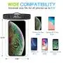 MoKo Waterproof Phone Pouch [2 Pack], Underwater Clear Phone Case Dry Bag with Lanyard Compatible with iPhone 11/11 Pro Max, X/Xs/Xr/Xs Max, 8/7/6 Plus, Samsung S10/S9/S8 Plus, S10e, A10E, Note 10/9/8