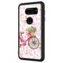 LG V30 ThinQ Case,Flexible Soft TPU Cover Shell,Slim Silicone Black Rubber Non-Slip Durable Design Protective Phone Case for LG V30 ThinQ -Bicycle