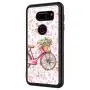 LG V30 ThinQ Case,Flexible Soft TPU Cover Shell,Slim Silicone Black Rubber Non-Slip Durable Design Protective Phone Case for LG V30 ThinQ -Bicycle