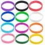 GOGO Wholesale Rubber Bracelets for Kids Silicone Wrist Bands for Events Rubber Bands Party Favors