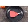 JunbosiKitchenware Red Stainless Steel Silicone Kitchenware High Temperature Non-Stick Cookware Spatula Soup Cooking Spoon Shovel Set