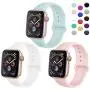 TIMTU Sport Band Compatible with Apple Watch Band 40mm 38mm 42mm 44mm, Soft Silicone Strap Replacement for Apple Watch Series 5 4 3 2 1 for Women/Men