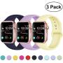 DaQin Band Compatible with Apple Watch 38mm 40mm 42mm 44mm for Women and Men, Sport Replacement Wristbands for iWatch Series 5 Series 4 Series 3/2/1, S/M, M/L