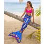 Fin Fun Mermaid Tails for Swimming with Monofin - Kids and Adult Sizes - Limited Edition