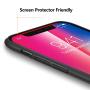 TORRAS Slim Fit iPhone XS Case/iPhone X Case, Hard Plastic PC Super Thin Mobile Phone Cover Case with Matte Finish Coating Grip Compatible with iPhone X/iPhone XS 5.8 inch, Space Black