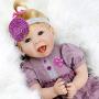 Aori Reborn Baby Doll 22 Inch Handmade Realistic Laughing Baby Doll with Soft Body for Girls