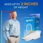 Sky Risers - Height Increase Insole (1 Pair) 4 Layer Silicone Gel Heel Cushion Pads Inserts, Increased Height Shoe Inserts for Men & Women with Advanced Comfort