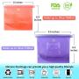 Silicone Reusable Food Bags | Set of 4 Heavy Duty Freezer, Microwave, Dishwasher, Oven, Stovetop Safe Reusable Food Storage Bags | Use for Meat, Broth, Milk, Leftovers and More! by Zoppi Kitchenware