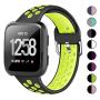 XIMU Sport Bands Compatible with Fitbit Versa/Versa 2 / Versa Lite, Soft Silicone Waterproof Breathable Sport Watch Strap Replacement Wristband Accessories Women Man for Versa Smart Watch