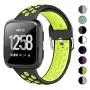 XIMU Sport Bands Compatible with Fitbit Versa/Versa 2 / Versa Lite, Soft Silicone Waterproof Breathable Sport Watch Strap Replacement Wristband Accessories Women Man for Versa Smart Watch