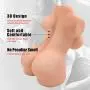 Lifesize Adult Toys for Men - 3D Realistic Silicone Love Doles for Man Male Bedroom Self Pleasure (With USB Heater & Lube)