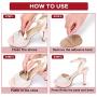 Ball of Foot Cushions High Heels for Women, Soft Gel Insoles Metatarsal Pads Forefoot Heel Cushion Inserts Relieves Pain and Discomfort Forefoot Cushioning for Mortons Neuroma Pain Relief 6 Pair
